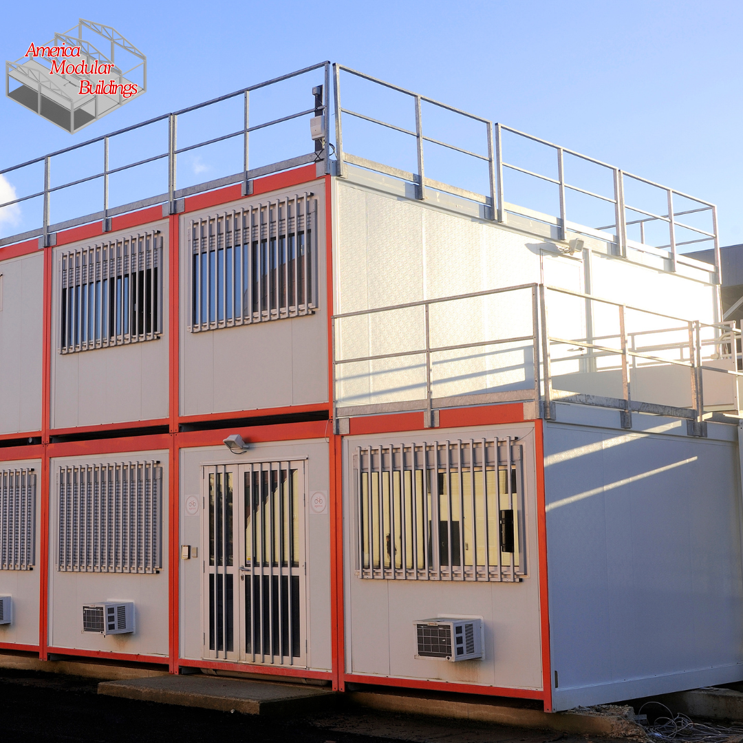 Interior of a clean, modern modular clinic space
