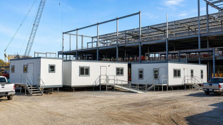 Construction office trailer sizes and job site office checklist (2026)